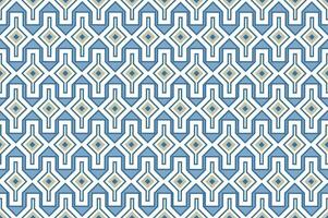 resumen geométrico retro sin costura modelo. mosaico diseño loseta antecedentes. geométrico línea ornamento con elegante asiático floral motivo vector