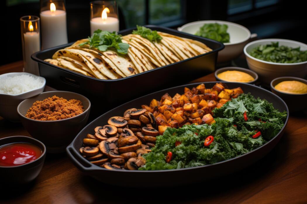 Vegan Dinner Stock Photos, Images and Backgrounds for Free Download