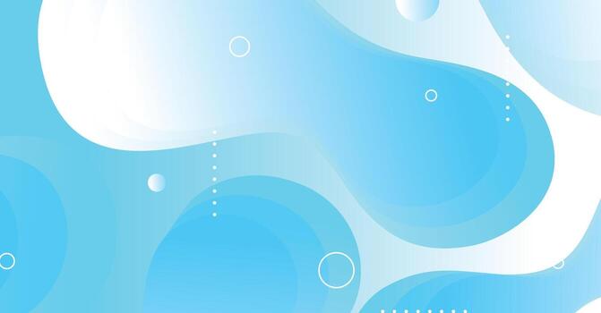 Abstract liquid wave background with blue and white gradient color background vector