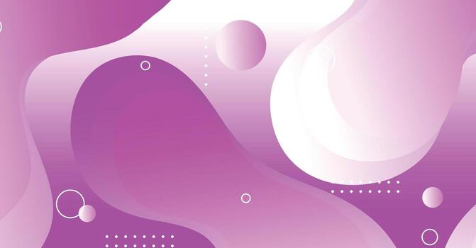 Abstract liquid wave background with purple and white gradient color background vector