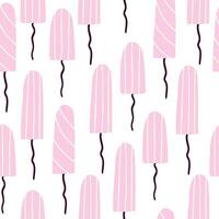 Seamless pattern with tampons of different sizes. Vector illustration in flat style.