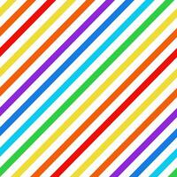 Seamless rainbow color diagonal stripes pattern use for background design, print, social networks, packaging, textile, web, cover, banner and etc. vector