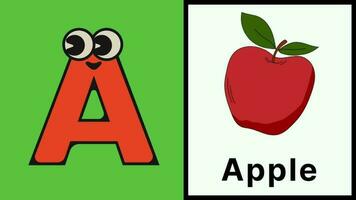 abc cartoon letter animate alphabet learning for kids abcd for nursery class Preschool Learning Videos. video