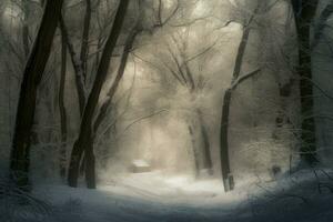 nevada parque bosque exterior. generar ai foto