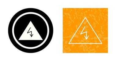 Unique Electricity Danger Vector Icon