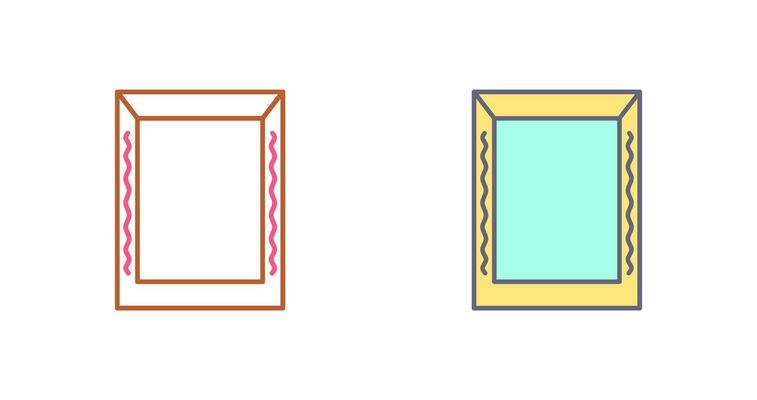 Unique Frame Vector Icon
