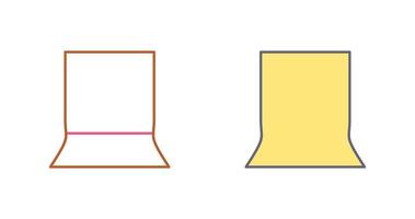 icono de vector de soporte trasero único