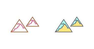 Unique Mountains Vector Icon