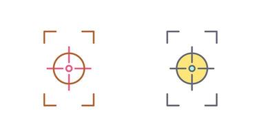 Unique Focus Vertical Vector Icon