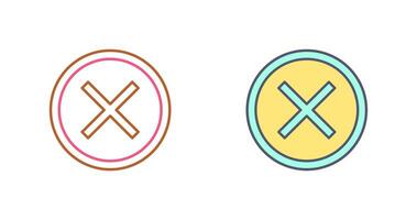 Do Not Cross Vector Icon