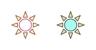 UV Radiation Vector Icon