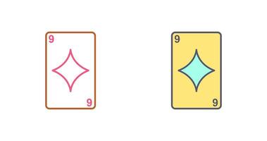 Diamonds Card Vector Icon