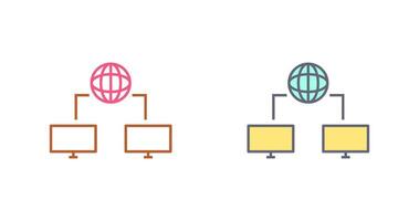 Unique Internet Connectivity Vector Icon