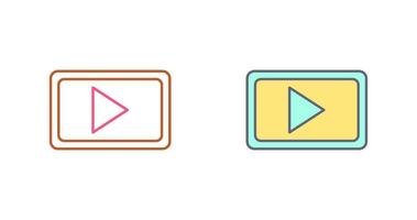 Unique Video Communication Vector Icon