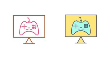 Unique Online Games Vector Icon