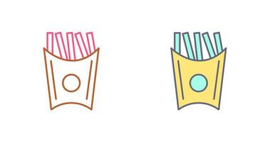 Unique French Fries Vector Icon