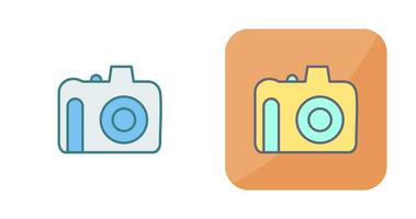 Unique DSLR Camera Vector Icon