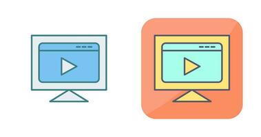 Video Streaming Vector Icon