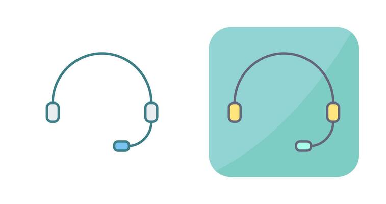 Unique Online Support Vector Icon