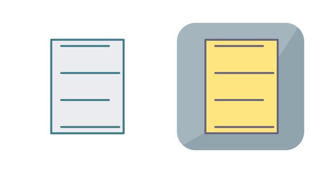 Unique Left Align Vector Icon