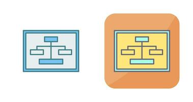 icono de vector de estructura de seo único