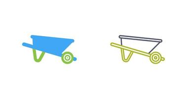 Wheelbarrow Vector Icon