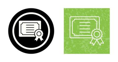 Certificate Vector Icon