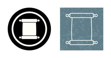 Scroll of Paper Vector Icon