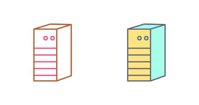 Server Network Vector Icon