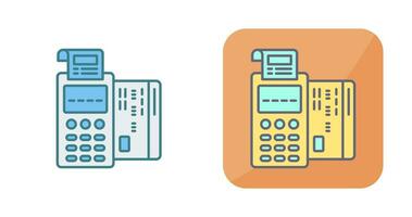 Pos Terminal Vector Icon