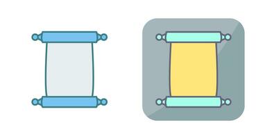 Scroll of Paper Vector Icon