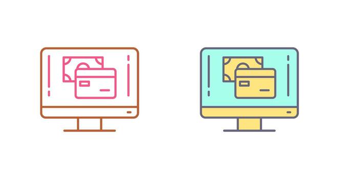 icono de vector de método de pago