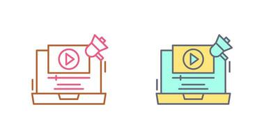 Video Marketing Vector Icon