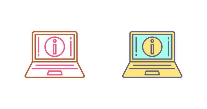 icono de vector de información