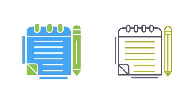Notepad Vector Icon