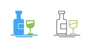 Wine Bottle Vector Icon