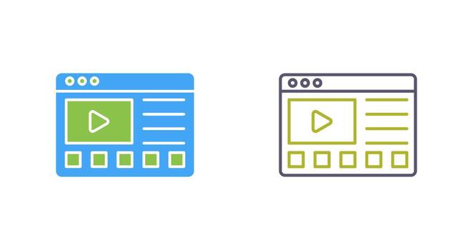 icono de vector de tutoriales en línea