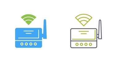 icono de vector de enrutador wifi