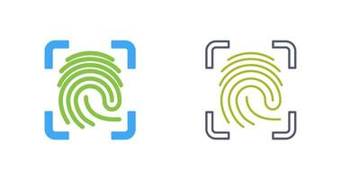 Finger Print Vector Icon