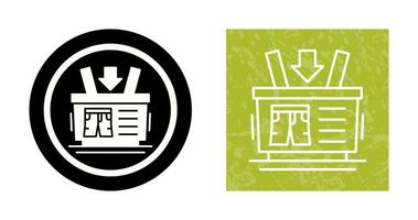 Shopping Basket Vector Icon