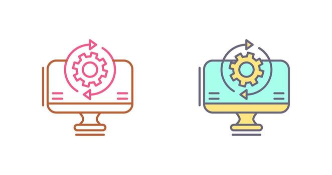 Synchronization Vector Icon