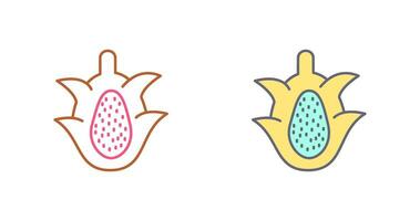 icono de vector de fruta de dragón