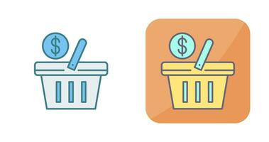 Shopping Basket Vector Icon