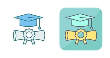 icono de vector de graduación