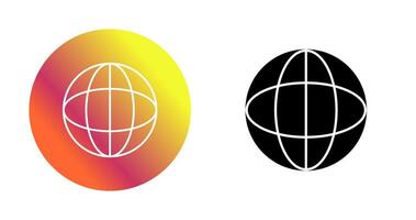 Unique Globe Vector Icon