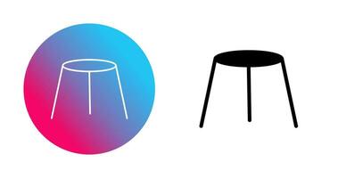 Unique Stool Vector Icon