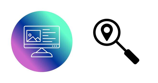 Unique Web Optimization Vector Icon
