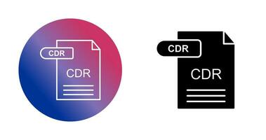 CDR Vector Icon