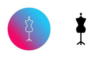 Dress Holder Vector Icon