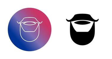 Beard and Moustache Vector Icon